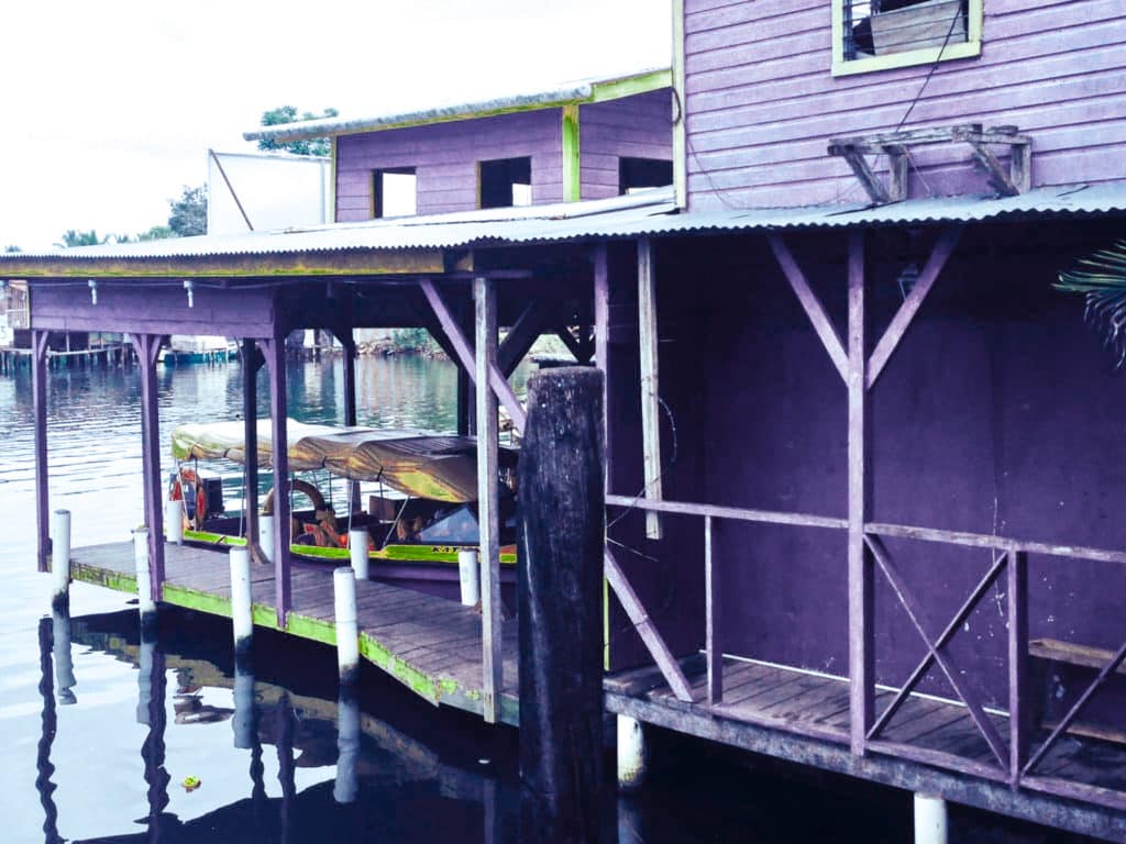 Almirante pier in Panama