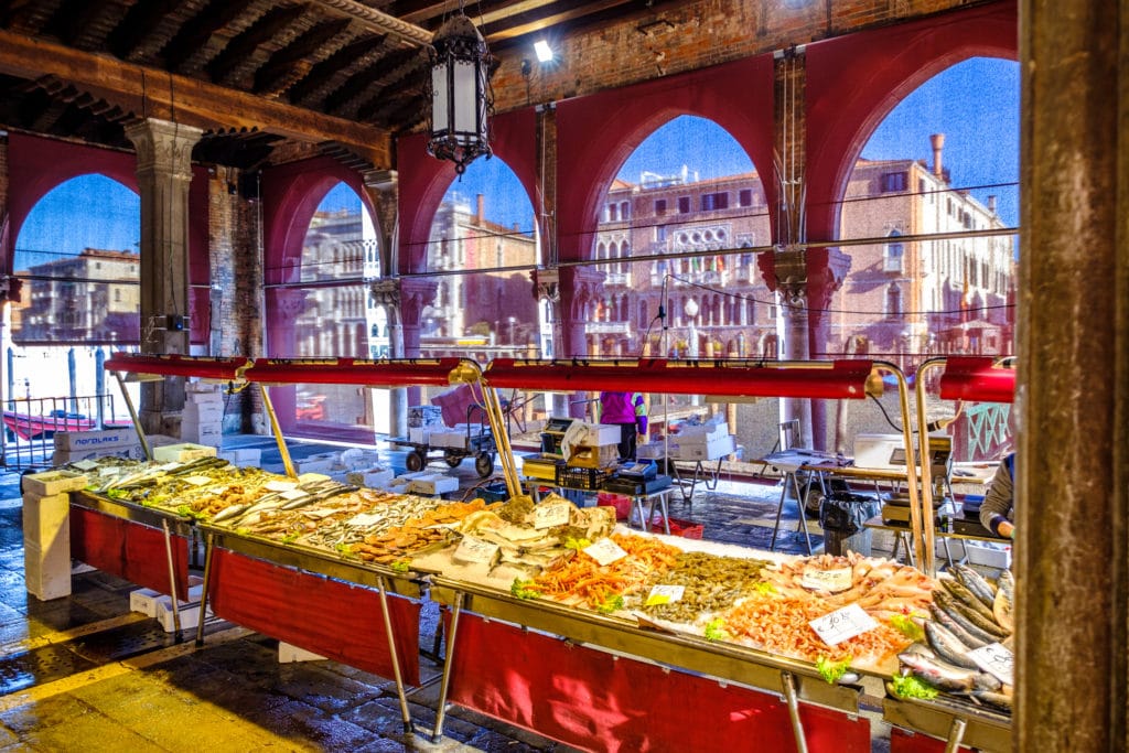 Rialto Market in Venice