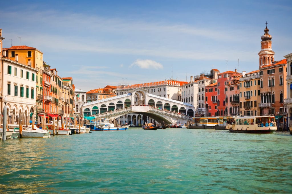 Rialto Bridge in Venice