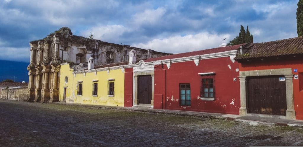 Colorful streets of Antigua Guatemala