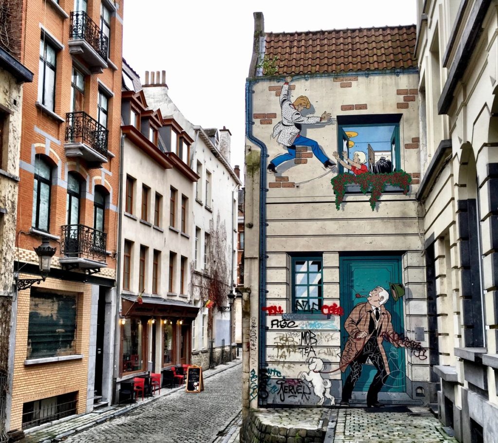 Belgian Comic Strip Walk in Brussels