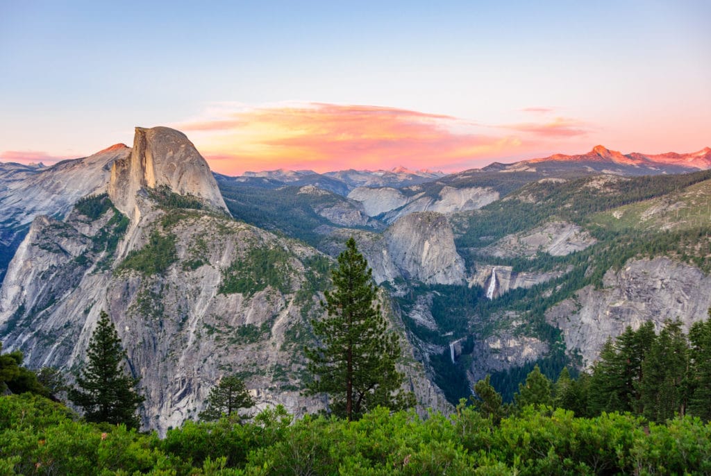 Half Dome in Yosemite attractions