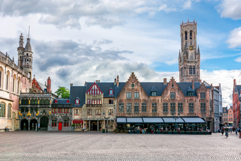 Burg Square Bruges Belgium