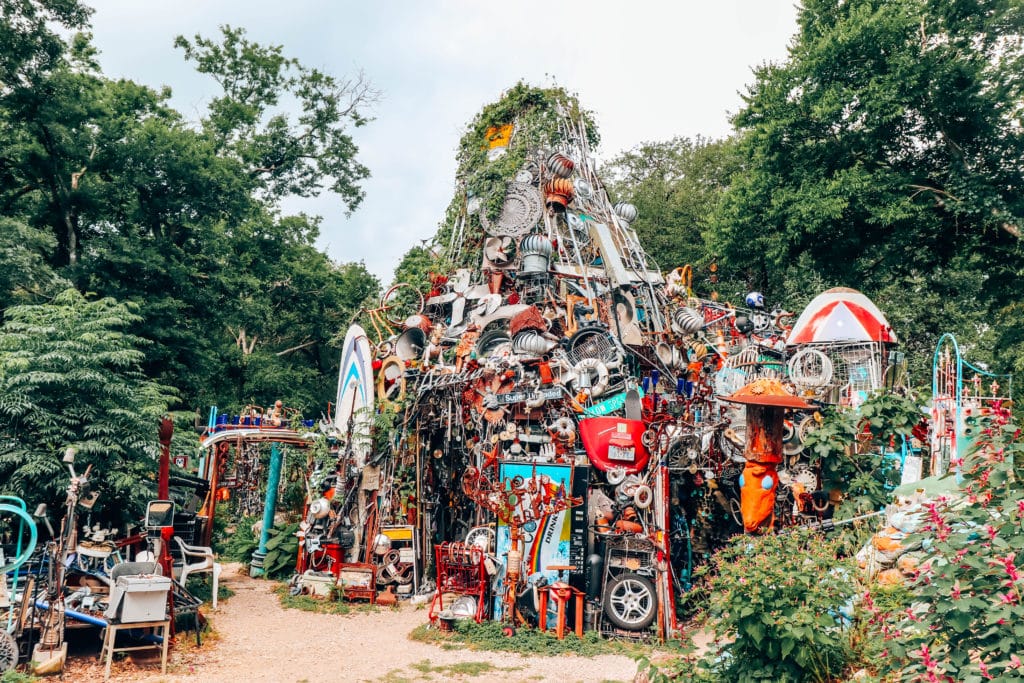 Srping break getaways - Cathedral of Junk, Austin, Texas