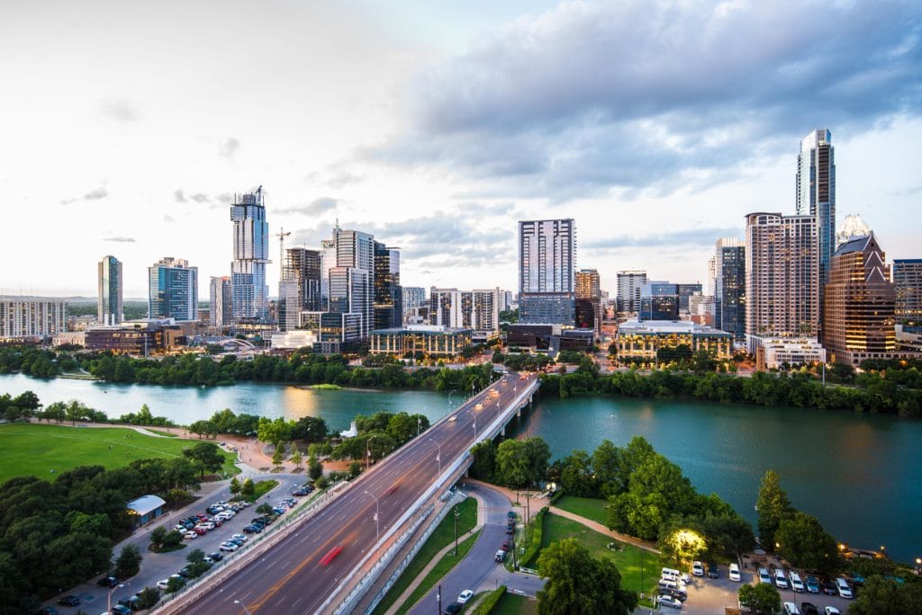 Bridge over the Colorado River in Austin