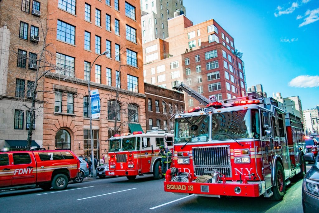 NYC fire trucks