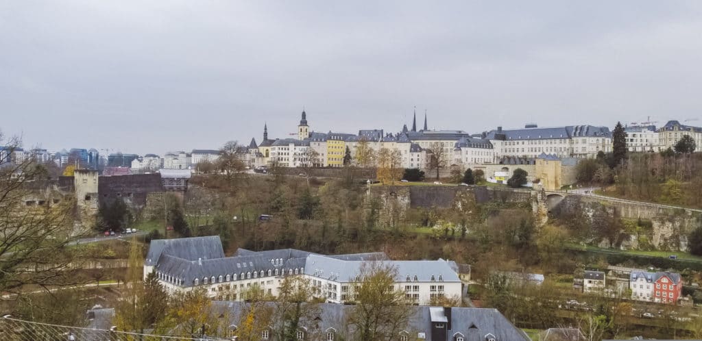 View overlooking Luxembourg City