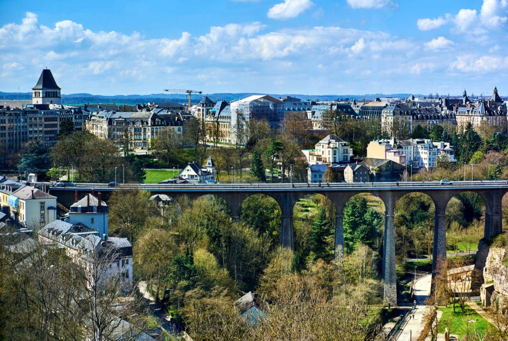 Passerelle Bridge in Luxembourg City - Luxembourg best time to visit