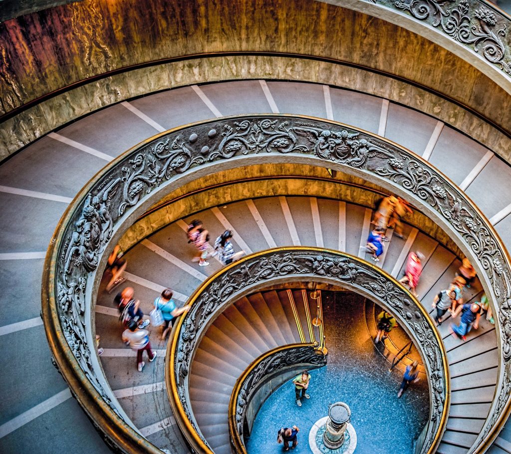 Staircase at Vatican Museum