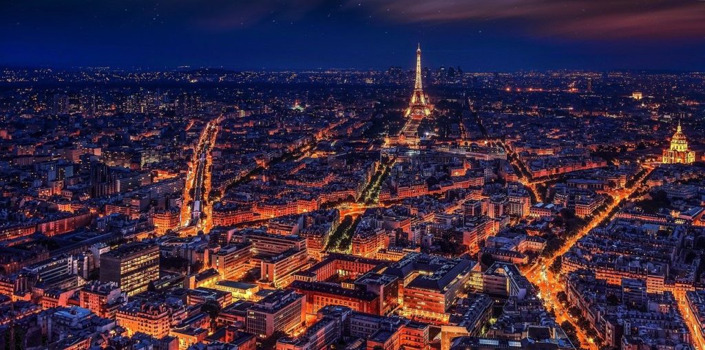 Paris at night