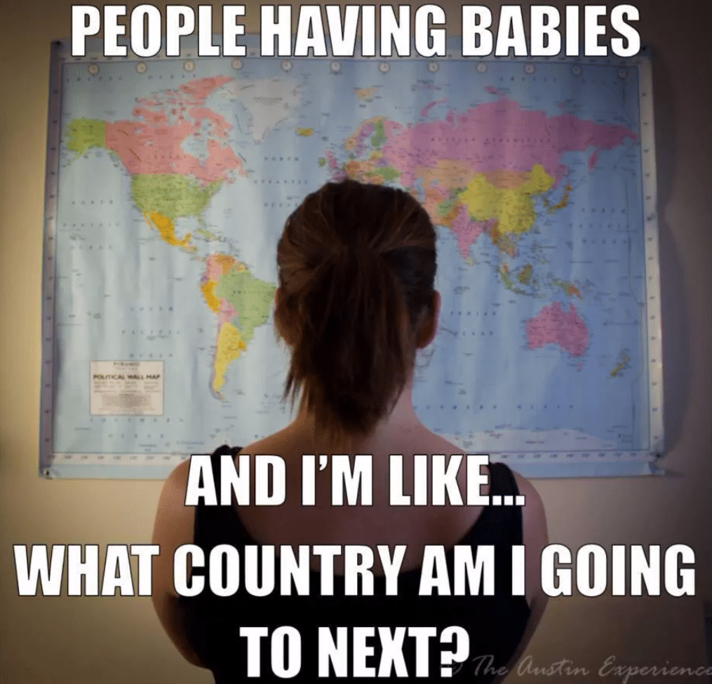 I want to travel meme