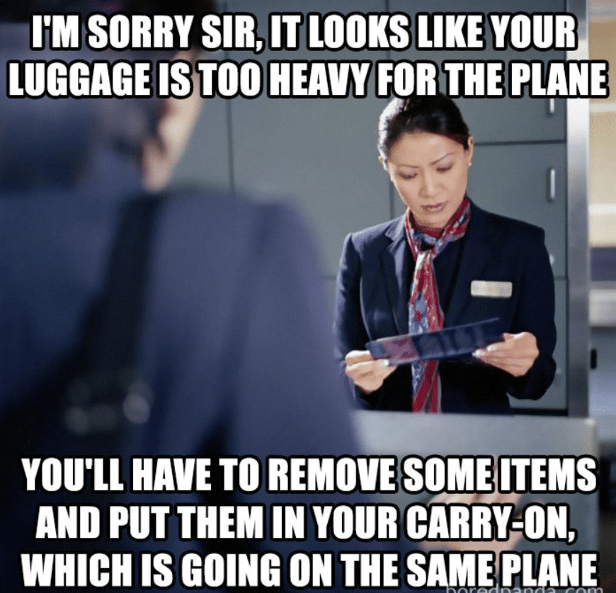 plane travel meme