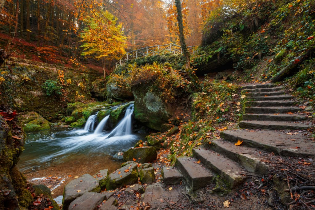 Mullerthal Waterfall, Luxembourg