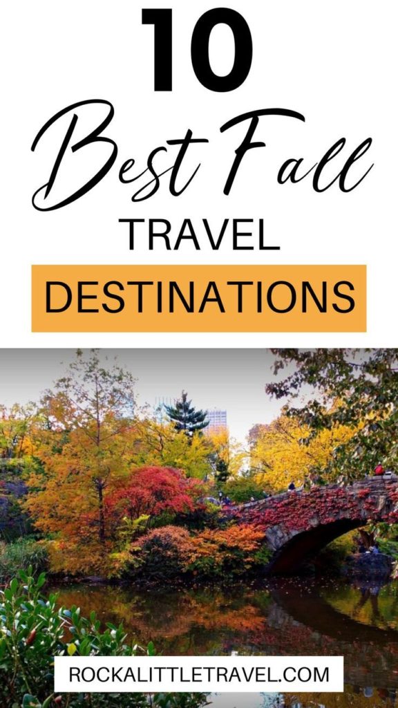October holiday destinations - Pinterest Pin