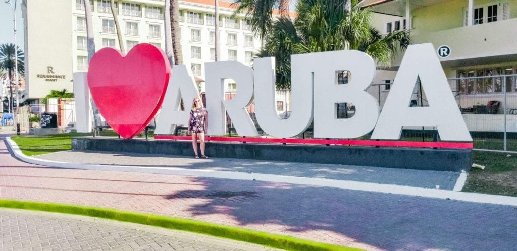 I love Aruba sign
Aruba sign in Oranjestad
Aruba street signs 
Aruba traffic signs
Aruba road signs