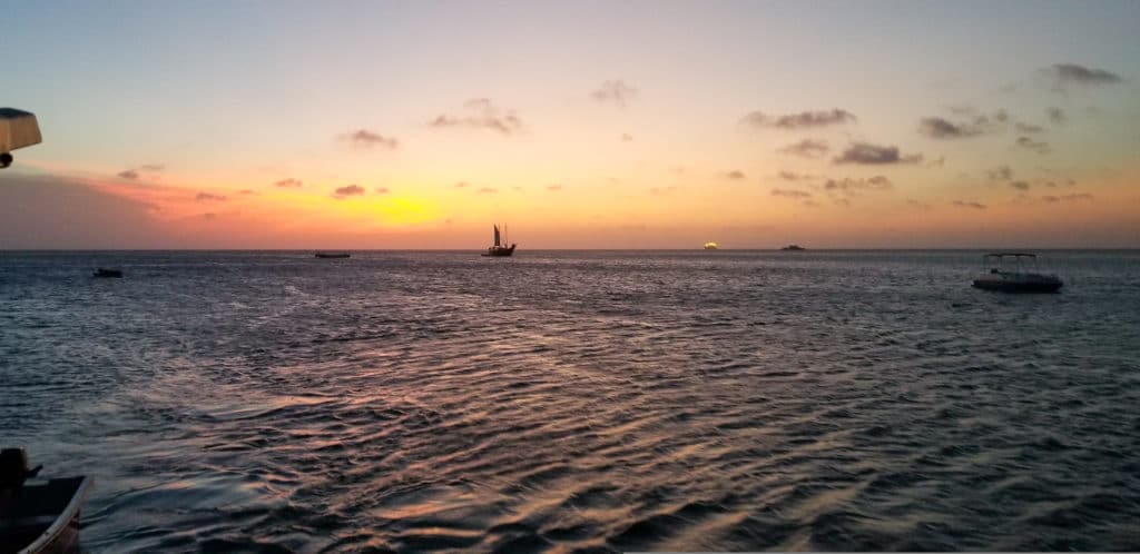 Sunset cruise, Aruba