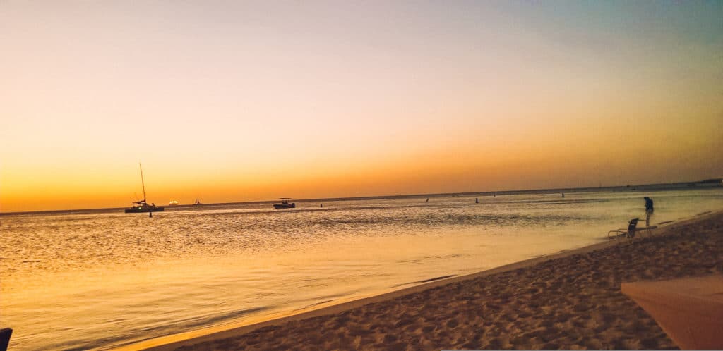 Aruba Sunset at Palm Beach