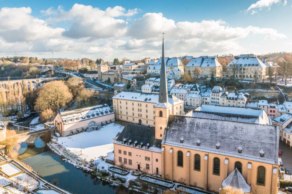 Luxembourg City in Winter