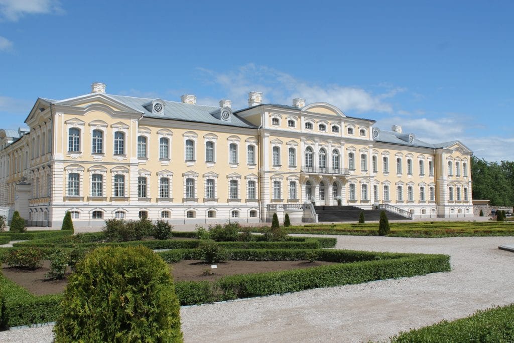 Rundale Palace in Latvia