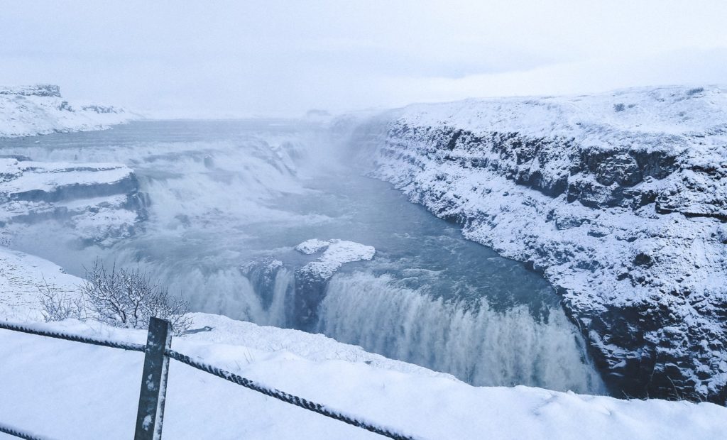 Gullfoss waterfall Iceland