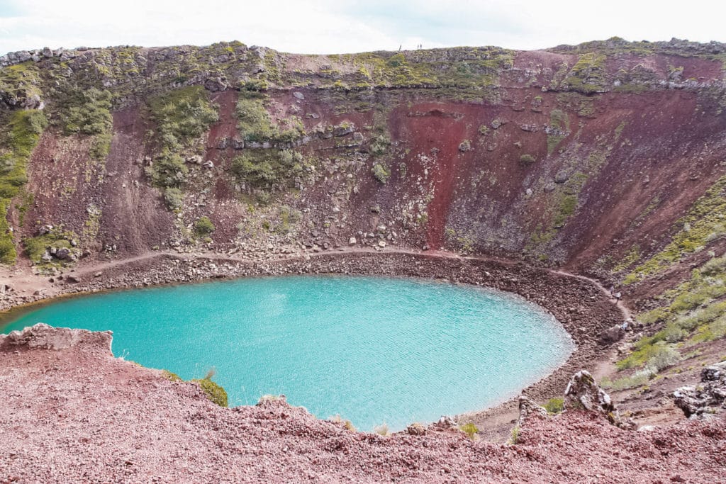 Kerid Crater in Iceland