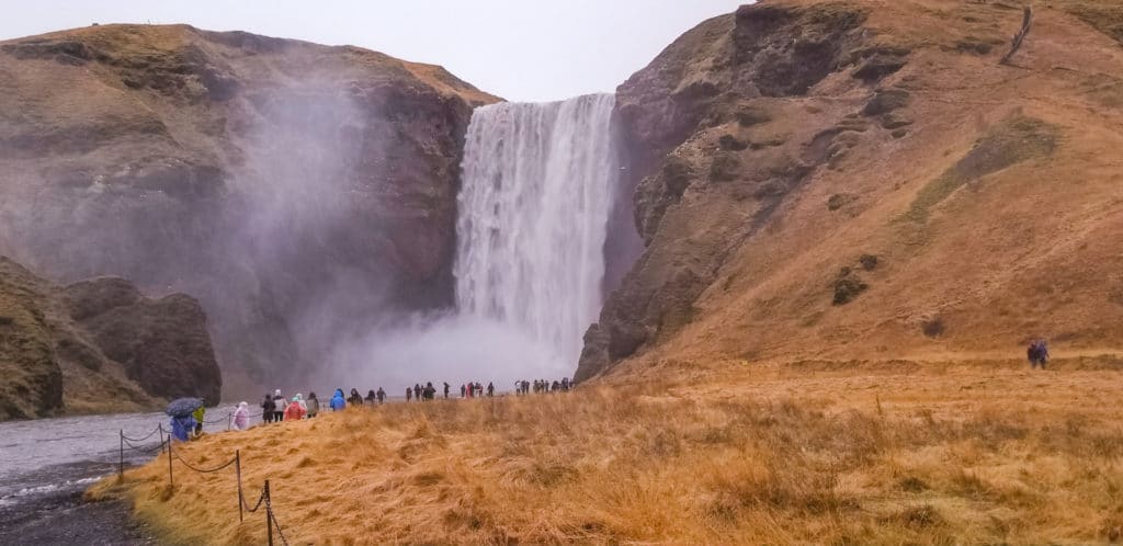 Skogafoss waterfall in Iceland