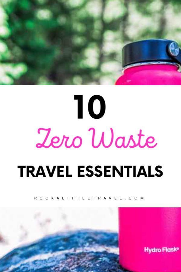 zero waste travel essentials Pinterest Pin