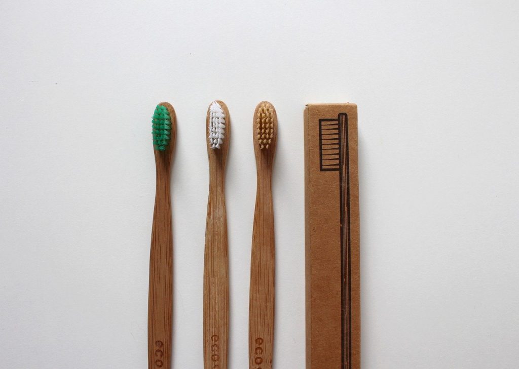 Bamboo toothbrushes for travel