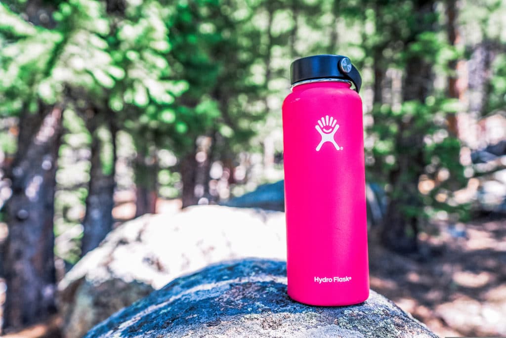 Zero waste travel essentials - water bottle