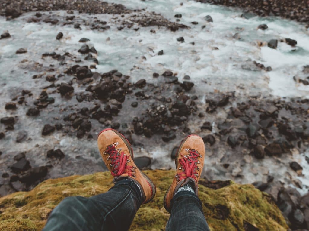 Solo travel quotes - hiking boots