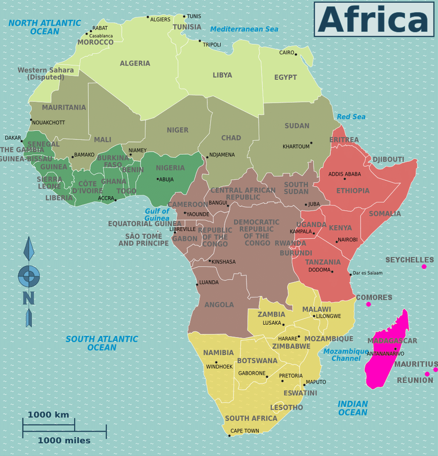 Map of Africa