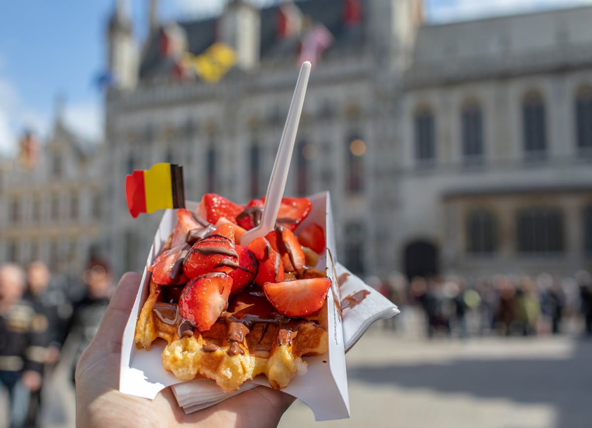 Where to Find the Best Waffles in Brussels - Rock a Little Travel