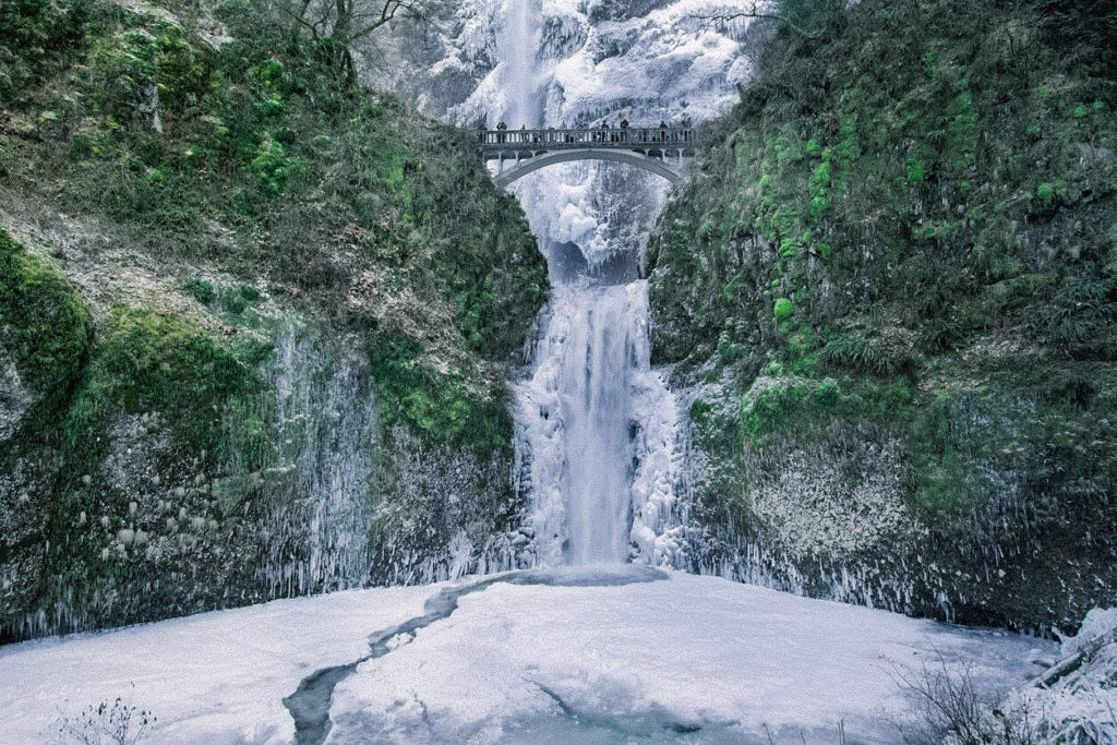 Columbia River Gorge in Winter