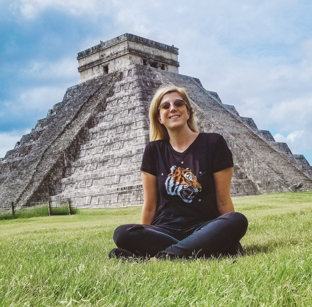 Eden Fite at Chichen Itza in 2020