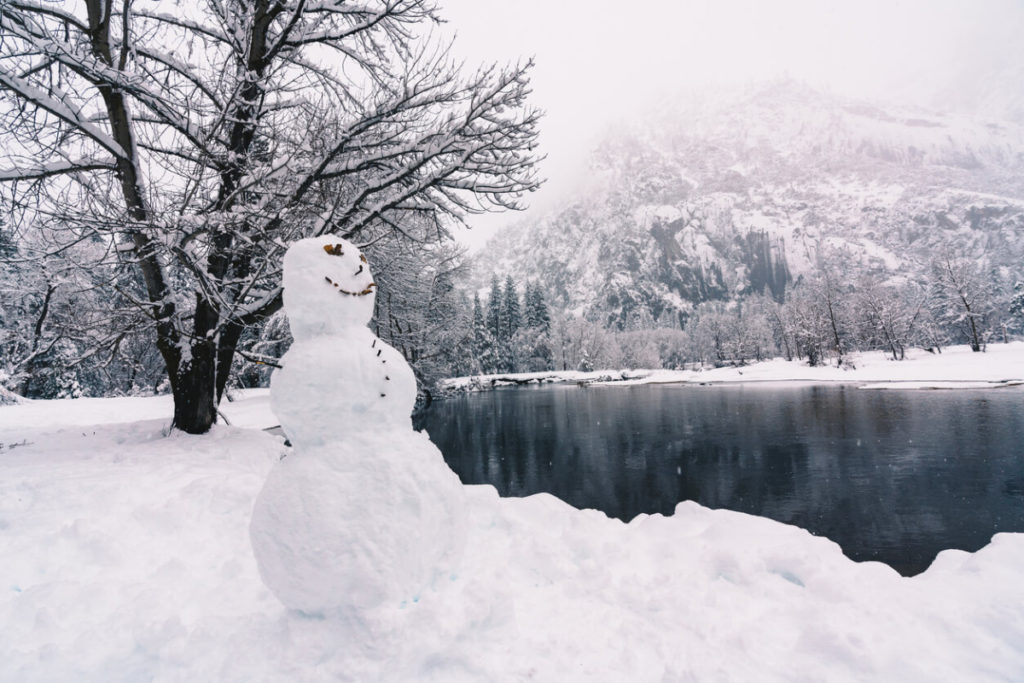 Snow in Yosemite