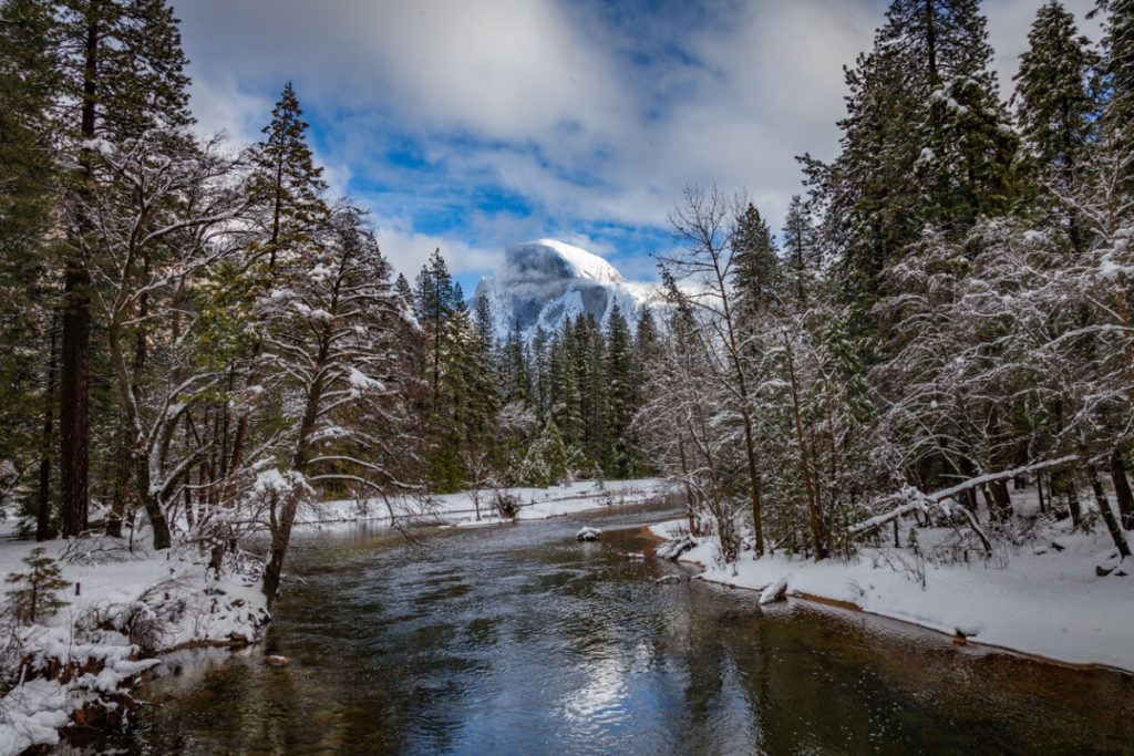 Yosemite's Merced River in Winter