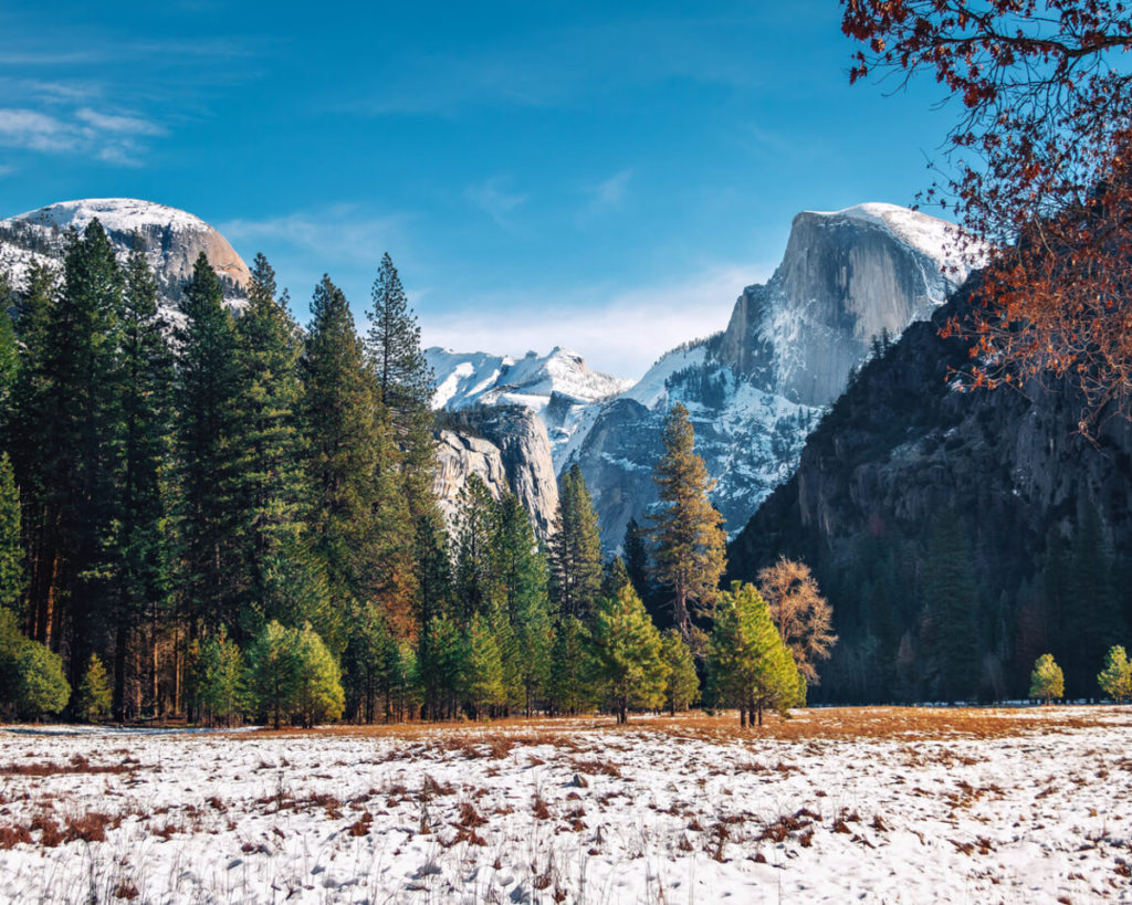 yosemite in winter