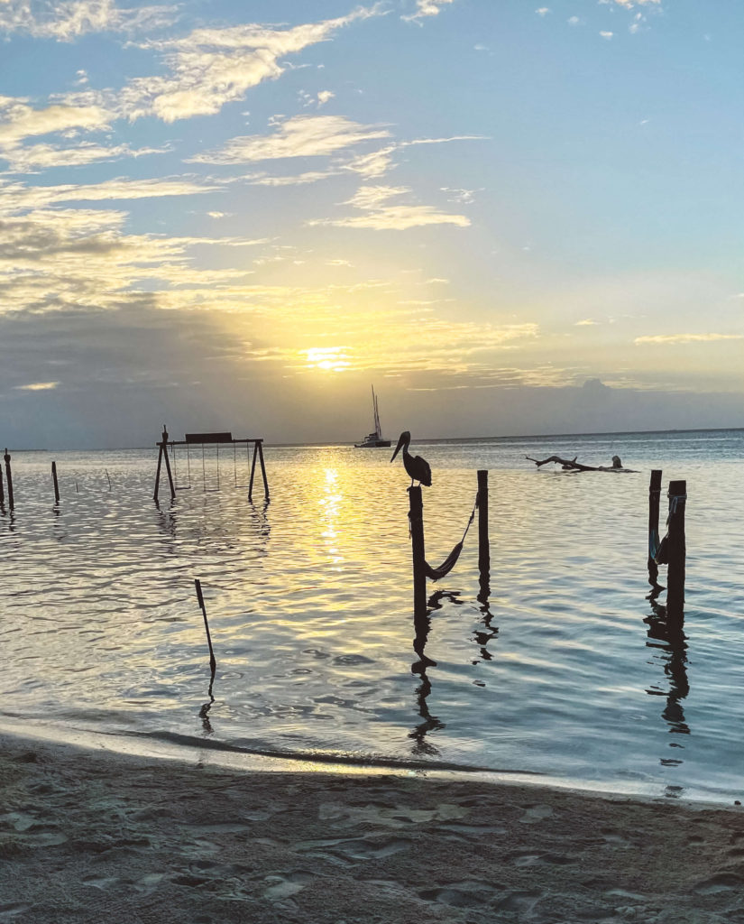 Sunset in Caye Caulker